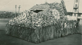 Saanich parade float, May 1954