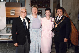 Ken Middleton, Councillor Pickup, Ev Middleton, Mayor Coell, 1992