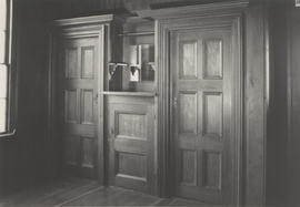 Interior doors and panel details, Dodd house, 1978