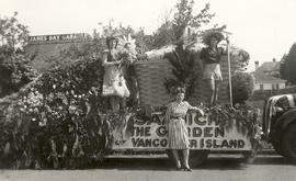 Saanich parade float, May 1946