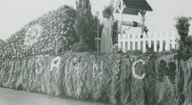 Saanich parade float, May 1954