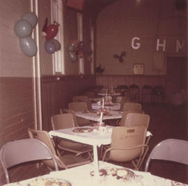 Decor for Gordon Head Mutual Improvement Society 70th anniversary