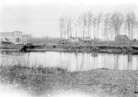 Store near prairie river