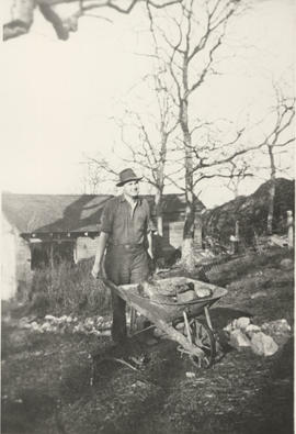 Moving rocks on the former Todd property in Gordon Head