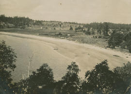 View of Cadboro Bay and farmlands