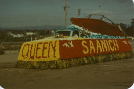 Saanich parade float, May 1955