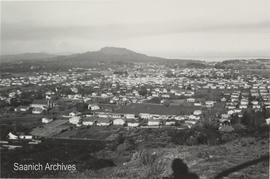 View from Mount Tolmie to Mount Douglas, 1967