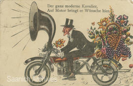 Der ganz moderne Kavalier = The very modern Cavalier [postcard]