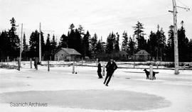 Skating at Interurban, with Hyacinth Avenue visible in distance