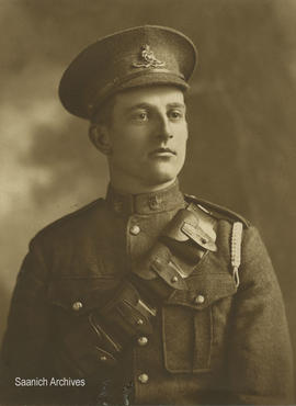 Portrait of a Canadian soldier, World War 1