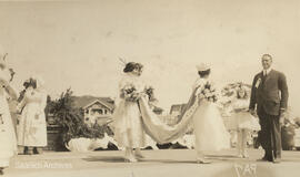 Dorothy [Poulton] as a Princess in May Day parade