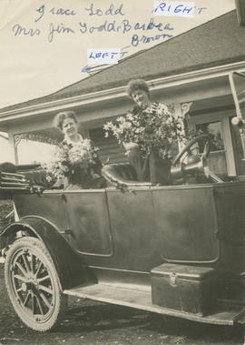 Grace Todd with friend Barbara Brown