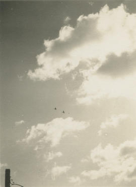 Two Spitfires in the air