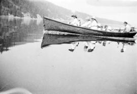 Girls canoe outing in Cadboro Bay