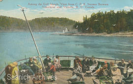 Among the Gulf Islands. View from C.P.R. Steamer Between Vancouver and Victoria