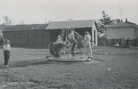 Children playing at Qu'Appelle Park, 1959