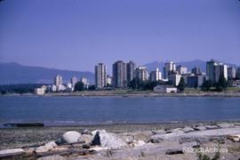 Downtown Vancouver from Kitsilano Beach