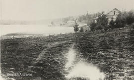 The Whitehead house and property near Prospect Lake (taken from corner of Goward Road)