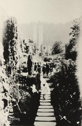 Butchart Gardens in the early 1920s