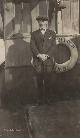 Hayward Todd on board the S.S. Prince Rupert, 1920s