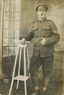 Portrait of a WWI soldier