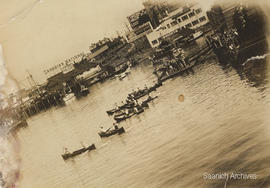 Victoria Inner Harbour, canoe race to Port Angeles