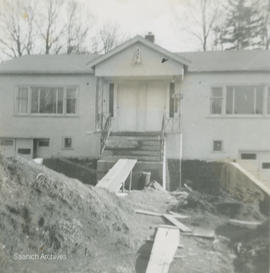 Molly Filmer's duplex under construction, Maplewood Road