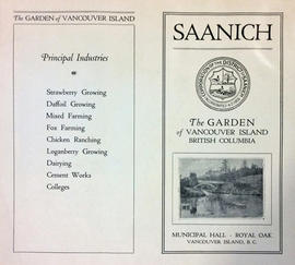 Saanich: the garden of  Vancouver Island, British Columbia: brochure exterior