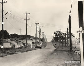 View of Bay Street and Empire Street, looking west