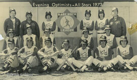 Evening Optimists All Stars baseball team, Babe Ruth League, 1973