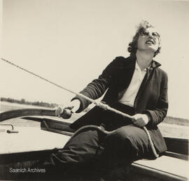 Hilda Hinder sailing