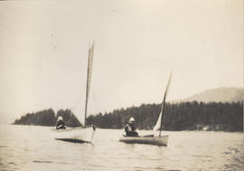 Sailing at Deep Cove